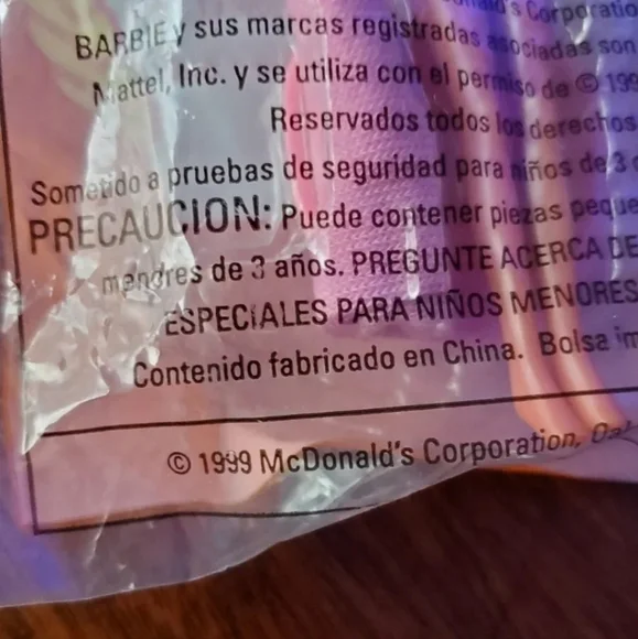 Barbie McDonalds Happy Meal Toy 1999 Malibu#9 & 1998 Teen Skipper#1 - Picture 8 of 10